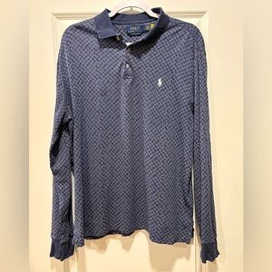 Polo Ralph Lauren Men’s Blue Polo Henley Shirt